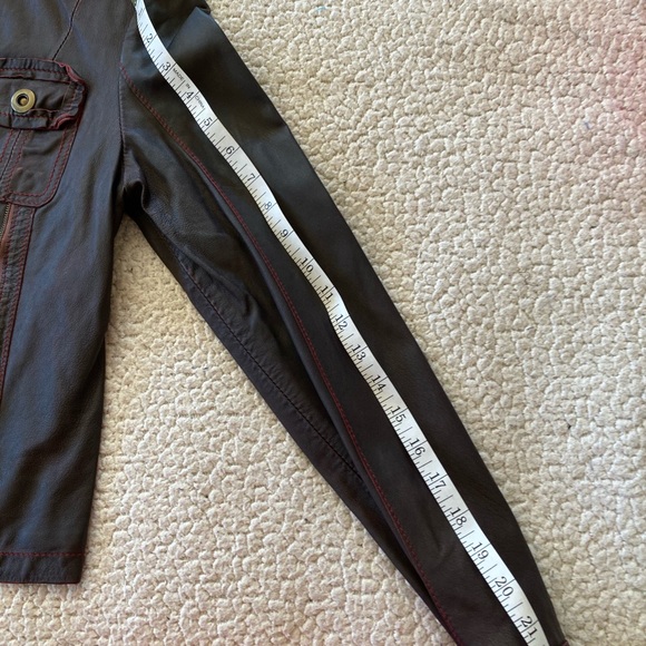 Bejeweled by Susan Fixel soft leather jacket - Picture 2 of 4